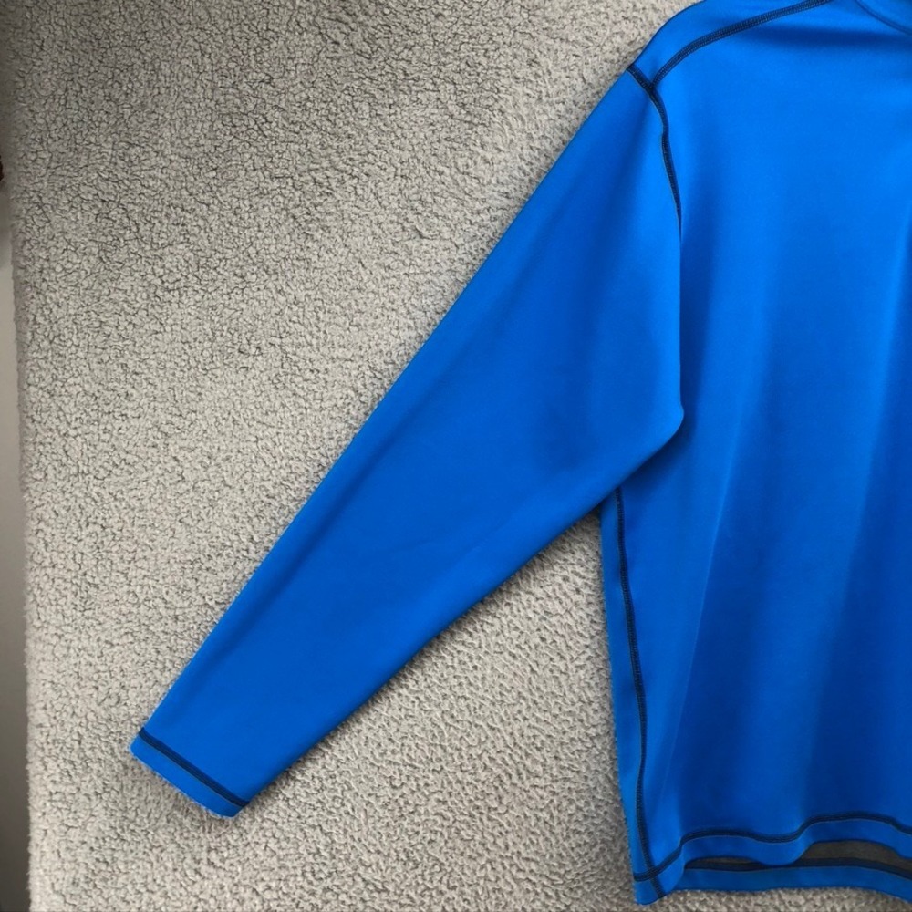 Cutter & Buck Pullover Mens Medium Blue MCK09425 Quarter Zip Long Sleeve Stretch - Picture 3 of 10